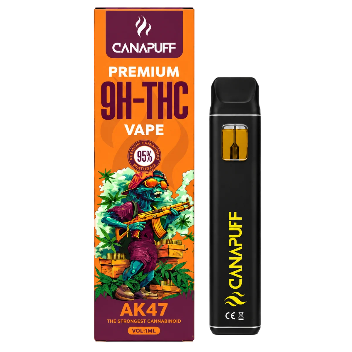Canapuff 9H-THC Vape – 1ml